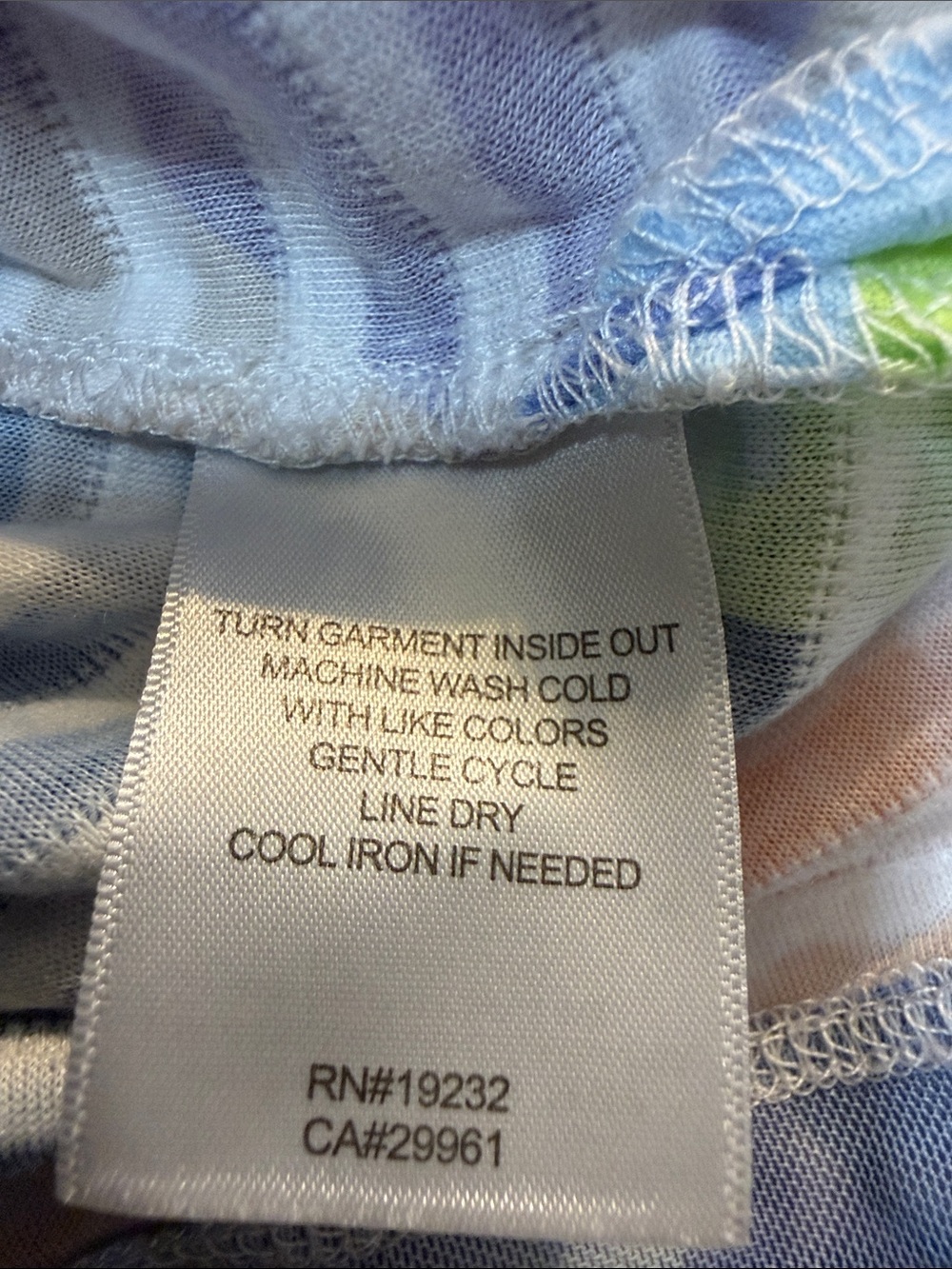 Alfred Dunner Multicolor Abstract Print Tunic - Blue, Purple, Yellow, Orange - Picture 9 of 10